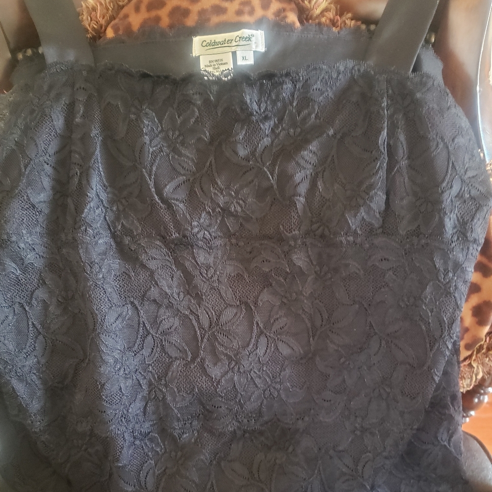 Coldwater Creek lace camisole XL